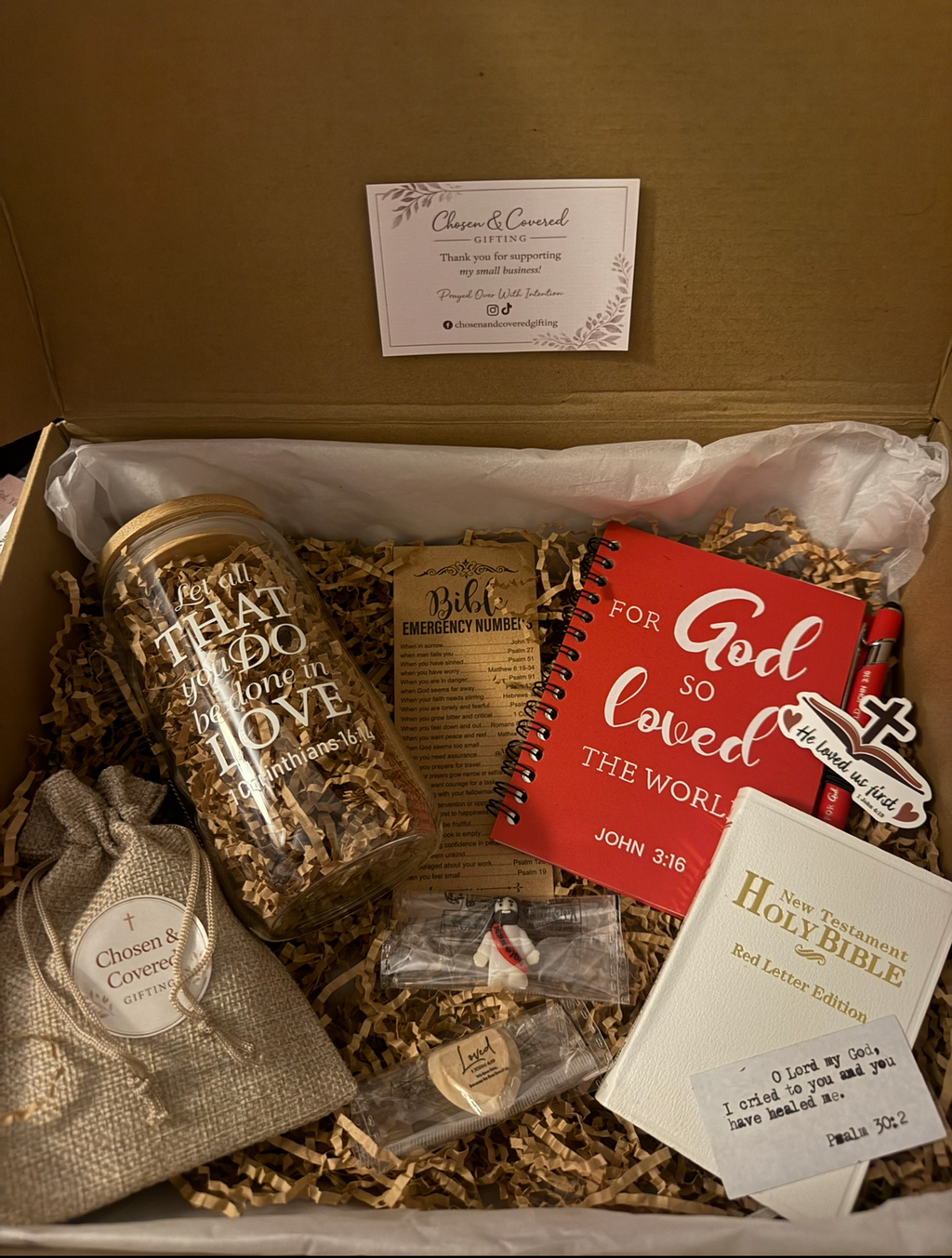 Chosen & Covered Signature Box