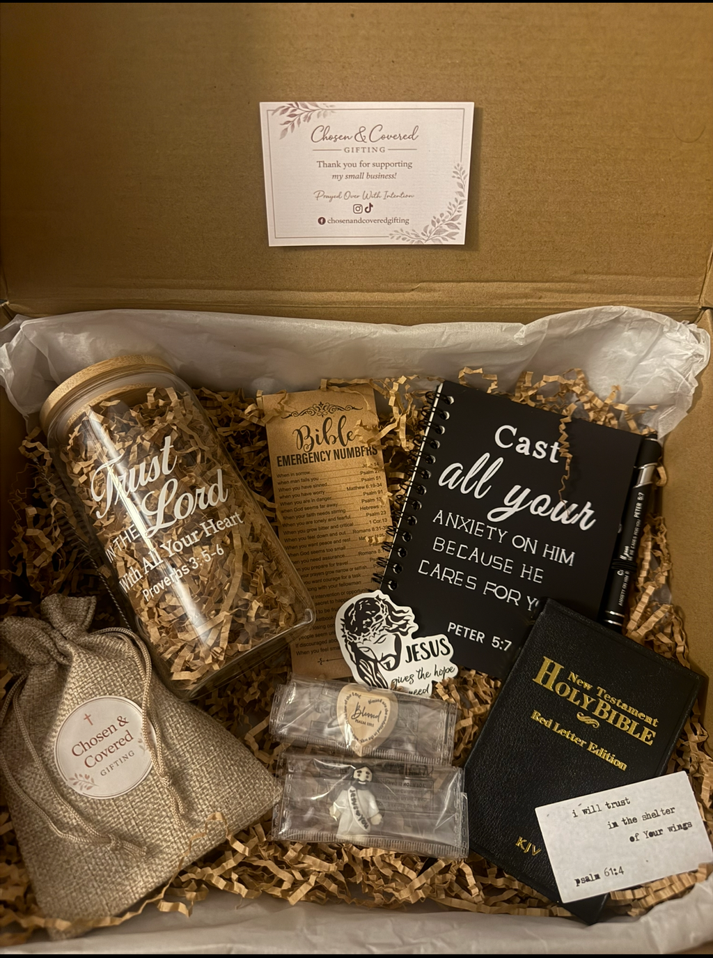 Chosen & Covered Signature Box